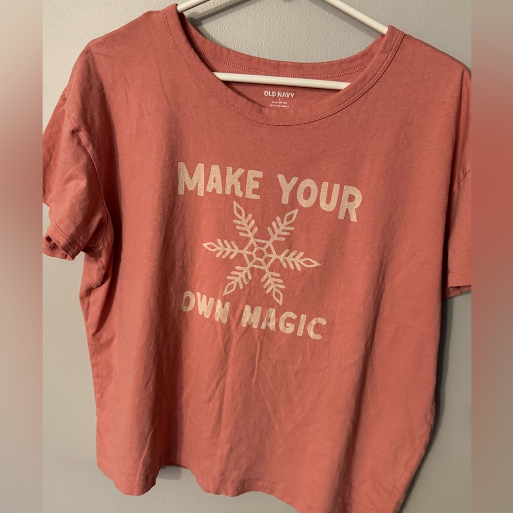 Peachy pink loose t shirt